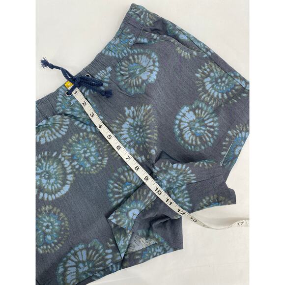 Toad & Co W's Boundless Short True Navy Tie Dye Print Medium - Picture 9 of 10